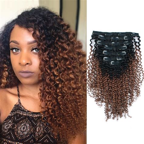 Abh Amazingbeauty Hair 3c 4a Kinkys Curly Ombre Hair