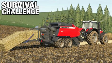 BUYING A NEW BALER Survival Challenge No Mans Land FS19 Ep 139 YouTube