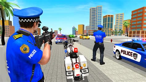 Police Moto Bike Shooting Game Ganster Chase Police Bike Games Amazon