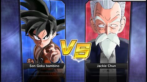 Xenoverse 2 Requested Match PC Goku Bambino Vs Jackie Chun YouTube