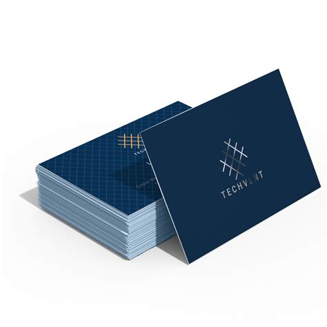 Silver Foil Business Cards Printing And Designs Order Silver Foil