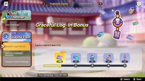 Graceful Log In Bonus Event Pok Mon Unite