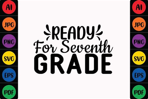 Ready For Seventh Grade Graphic By Mina Akter · Creative Fabrica