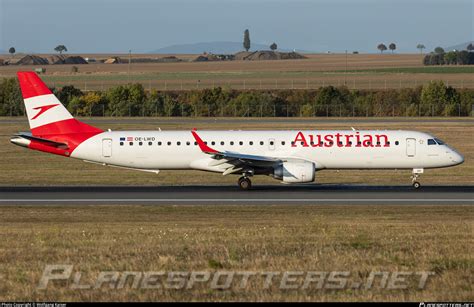 OE LWD Austrian Airlines Embraer ERJ 195LR ERJ 190 200 LR Photo By