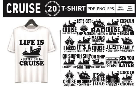 Cruise T Shirt Bundle Design Graphic By Graphixee Creative Fabrica