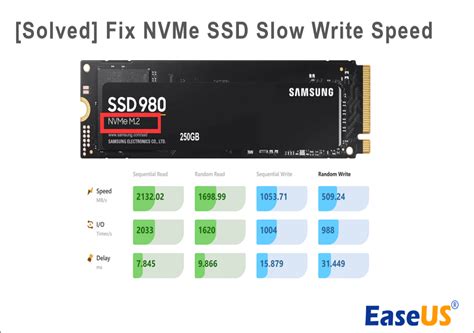 Solved Fix NVMe SSD Slow Write Speed EaseUS