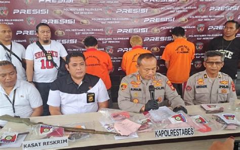 Polisi Sita 12 Senjata Api Rakitan Di Palembang 3 Orang Ditangkap