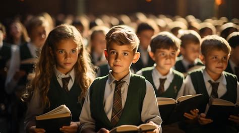 Premium Photo | Kids reading book in library