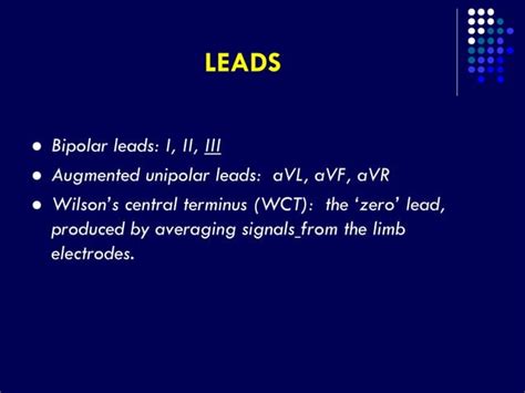 Ecg Limb Lead Reversal Ppt