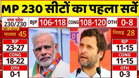 Madhya Pradesh Assembly Election Exit Poll 2023 Narendra Modi Vs