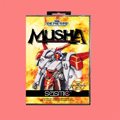 Musha 16 Bit MD Game Card With Retail Box For Sega Genesis Mega Drive