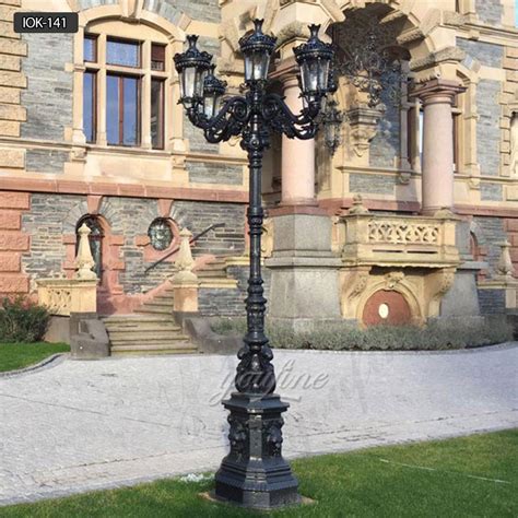 Outdoor Street Lighting Pole Cast Iron Street Lamps For Sale Iok 141