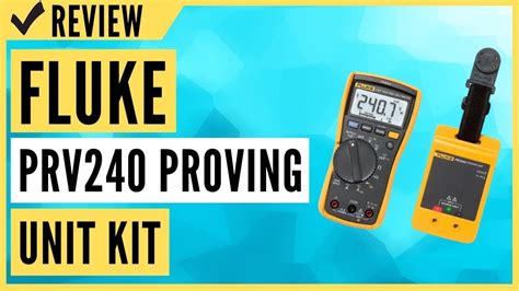 Fluke Prv Proving Unit Kit Review Youtube