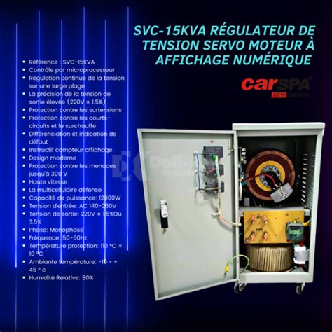 Svc Kva R Gulateur De Tension Monophas S Automatique Dali