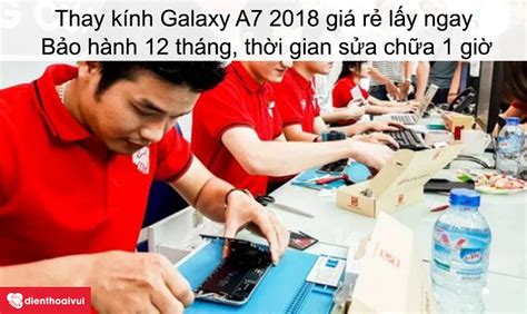 Thay ép mặt kính Samsung Galaxy A7 2018 Bảng giá mới nhất