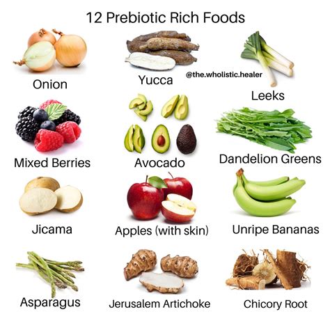 Prebiotic Foods | Prebiotic foods, Prebiotics and probiotics, Prebiotic foods list