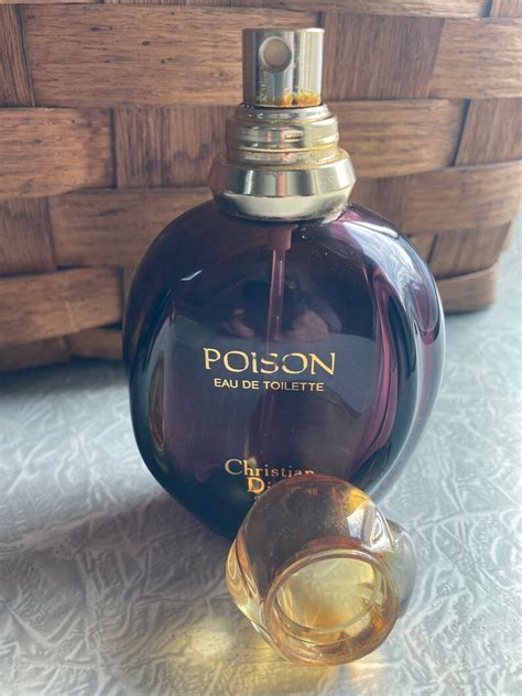 Vintage Poison Perfume Bottle Dior Perfume Bottle Poison Eau De Toilette Bottle Ready To Ship