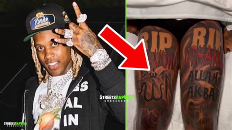 Lil Durk Shows New Tattoos Warning Snitches To Stay Away 🐀 Youtube