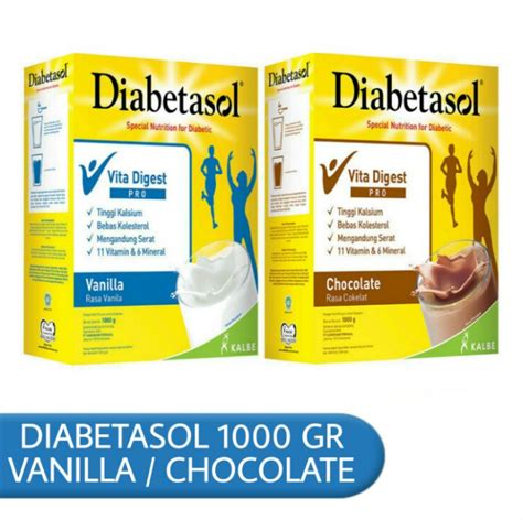 Diabetasol Gram Diabetasol Kg Diabetasol Vanila Coklat