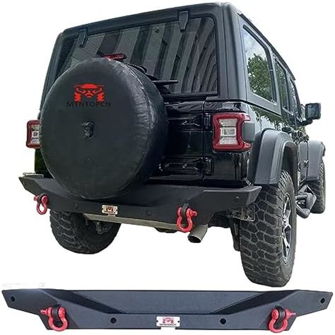 Amazon MTNTOPCN Rear Bumper Compatible With Jeep Wrangler JL And