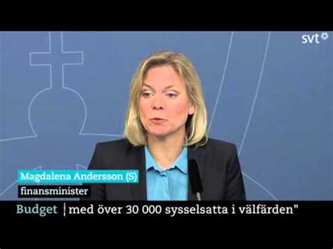 Regeringen Presenterar V Rbudgeten Youtube