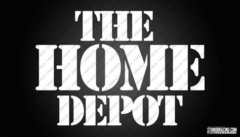 The Home Depot Logo | Stunod Racing