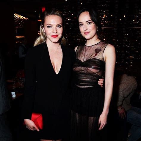 Dakota With Fifty Shades Co Star Eloise Mumford Dakota Johnson As