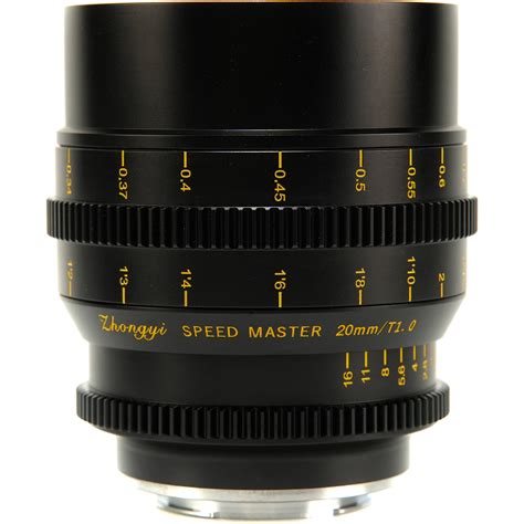 Mitakon Zhongyi Speedmaster S35 20mm T1 Cine Lens MTK20MT1RF B H