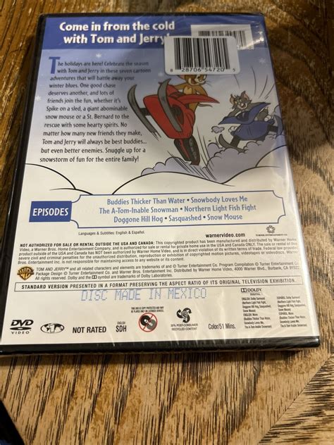 Tom And Jerry S Winter Wackiness Dvd Brand New Factory Sealed Ebay