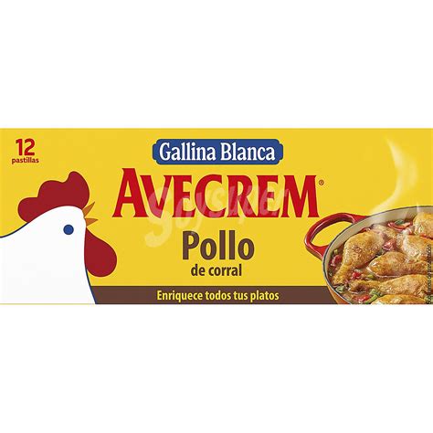 Avecrem Gallina Blanca Caldo De Pollo Pastillas 120 G 12 Uds