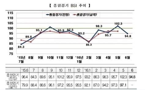 한달 만에 다시 꺾인 경기전망구조조정 불안감에 6월 경기전망 부정적 전환 네이트 뉴스