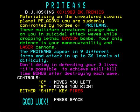 Proteanse Attributes Tech Specs Ratings Mobygames