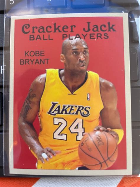 KOBE BRYANT 2021 Cracker Jack 2 1 4 X 3 Ball Players Card3 Etsy