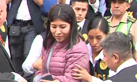 Minuto A Minuto Betssy Chávez Es Trasladada A Carceleta Del Inpe