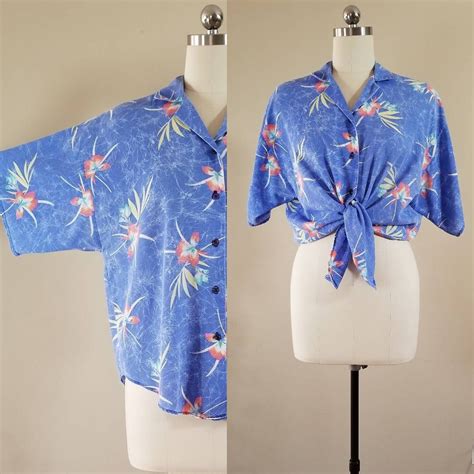 S Hawaiian Shirt By Caribou S Resort Wear S Tropical Shirt