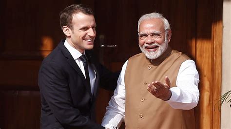 Pm Modi To Visit France Today Hold Talks With French President