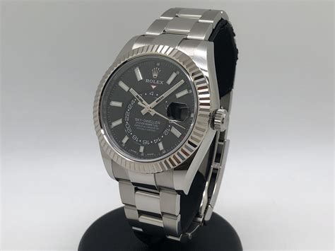 Rolex Sky Dweller Black Dial 42mm Unpolished Boxandpapers 326934 2020