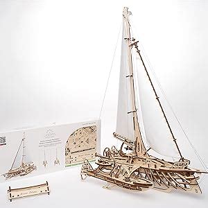 Ugears D Pussel Trimaran Merihobus Fartyg Segelb T Tr Pussel