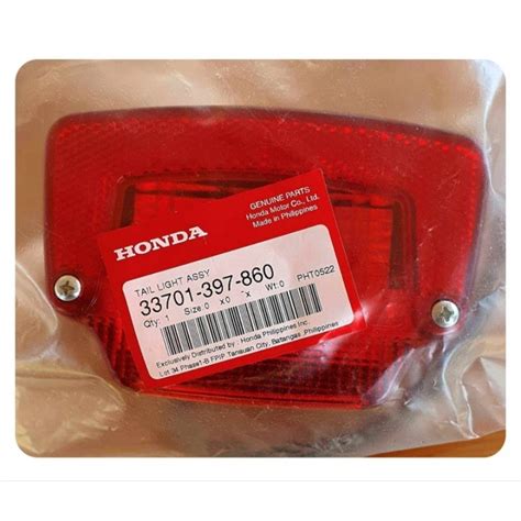 Honda Tmx Genuine Tail Light Shopee Philippines