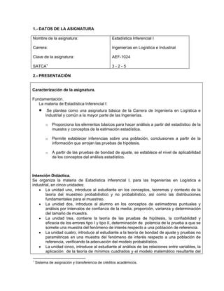 Ae 24 Estadistica Inferencial I 1 PDF