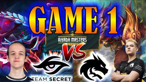 TEAM SECRET VS TEAM SPIRIT BO2 GAME 1 YATORO VS RESOLUT1ON RIYADH