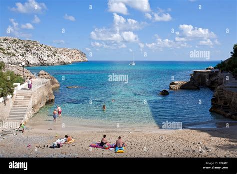 Cala Clara Beach Cala Sant Vicenç Mallorca Island Spain Stock Photo