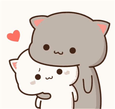 Hugging Cat GIF - Hugging Cat Couples - Discover & Share GIFs