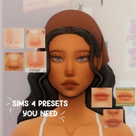 Sims Nose Lips Presets You Need Artofit