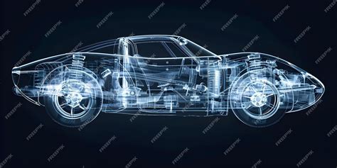 Premium Photo Xray Scan Of Car Chassis Revealing Vehicle Anatomy And