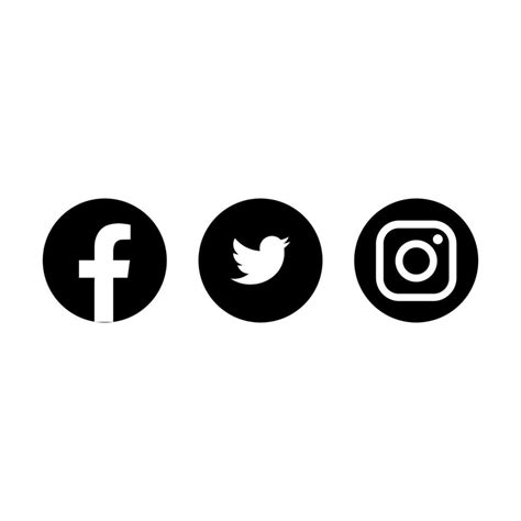 Facebook Gorjeo Instagram Instagram Facebook Gorjeo Icono Logo Vector