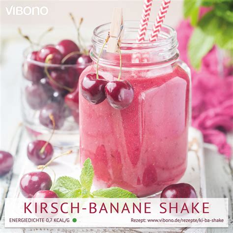 Kirsch Banane Shake Vibono