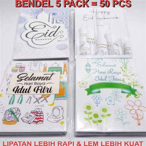 Jual Amplop Lebaran Medium Bendel Pack Isi Pcs Motif Karakter