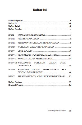 Buku Sosiologi Pemerintahan