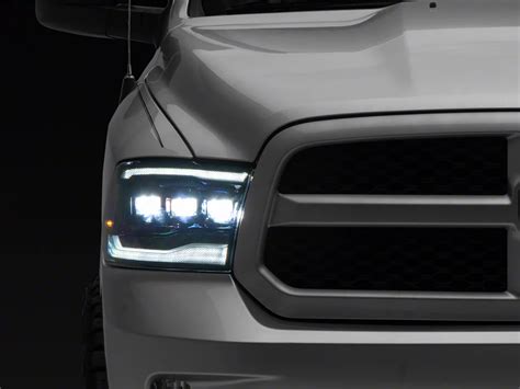 Gtr Lighting Ram 1500 Carbide Led Headlights Black Housing Clear Lens